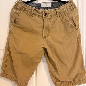 Hollister Men's Cargo Shorts in Light Brown